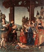 LORENZO DI CREDI Adoration of the Shepherds sf USA oil painting artist